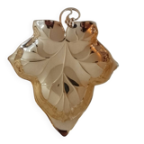 Silver leaf vine dish, silver-plated metal