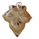 Silver leaf vine dish, silver-plated metal