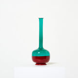 Gio Ponti Murano glass bottle for Venini Marandiana 1960