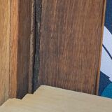 Parisian art deco wardrobe solid raw oak 1930