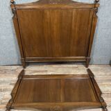 Bastel stamped bed from the Empire Consulate period in walnut circa 1800