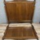 Bastel stamped bed from the Empire Consulate period in walnut circa 1800
