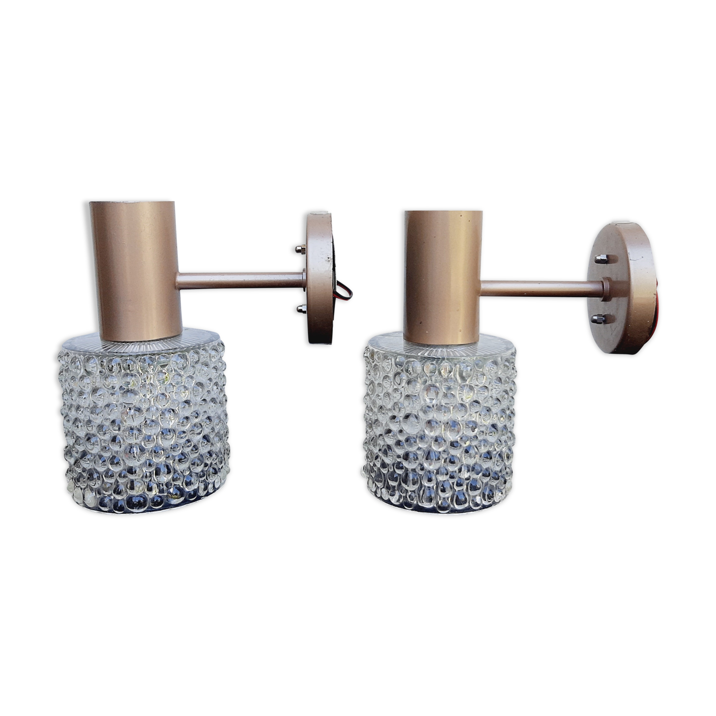 Pair of RAAK wall lamps after J.W. Bosman