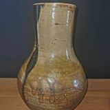 Eugène Lion Vase Art Nouveau school of Carries sandstone