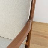 Pj112 armchairs by ole wanscher for poul jeppesens, denmark, 1960s, set of 2