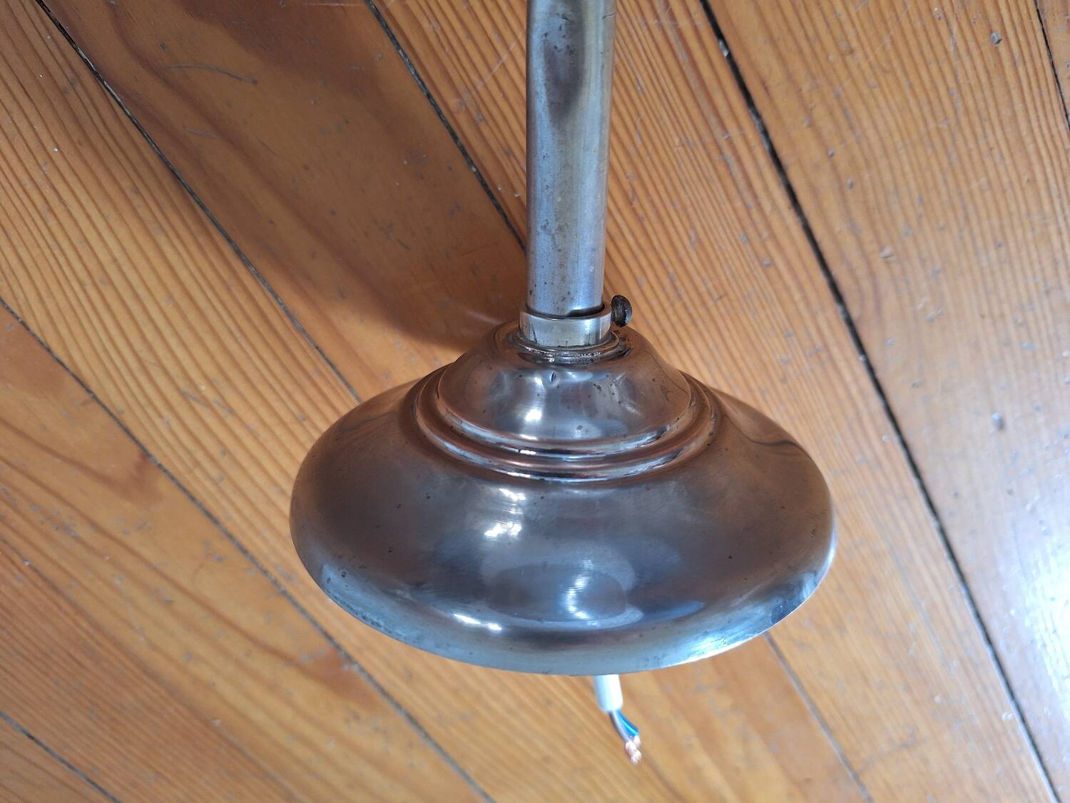 Art deco opaline ball chandelier