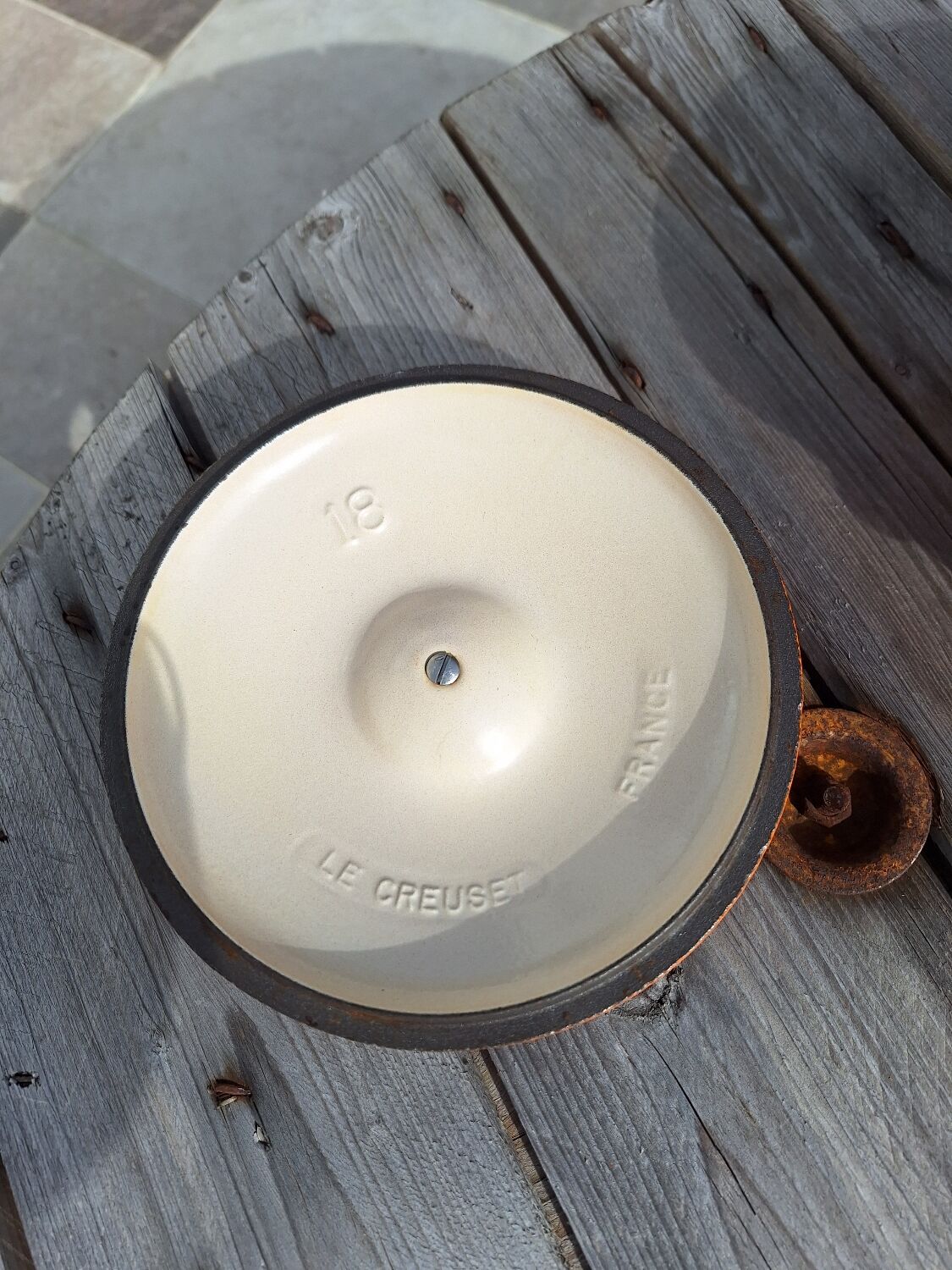 Vintage Le Creuset saucepans from the 70s