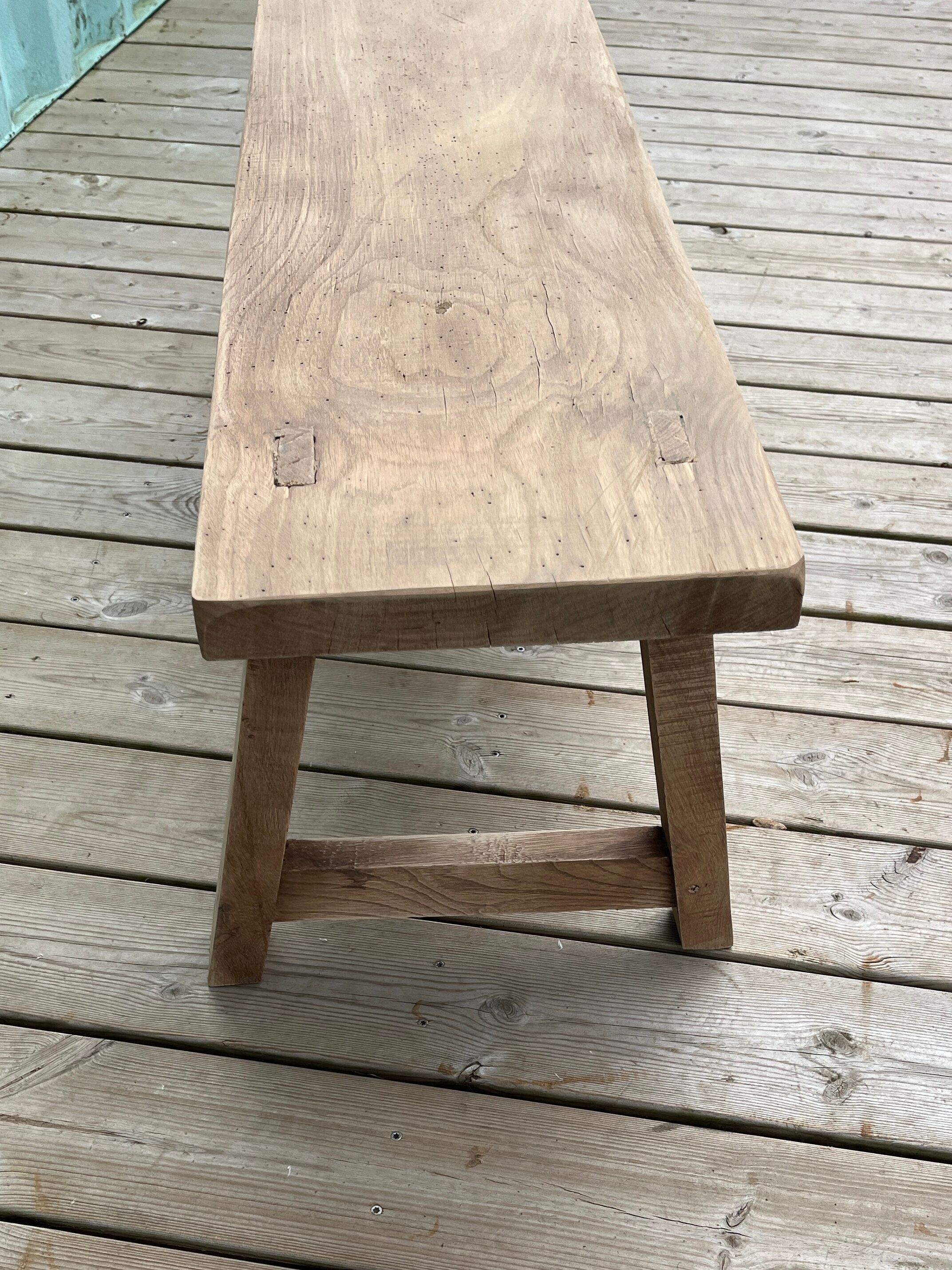 Oak bench