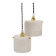 Pair of suspensions