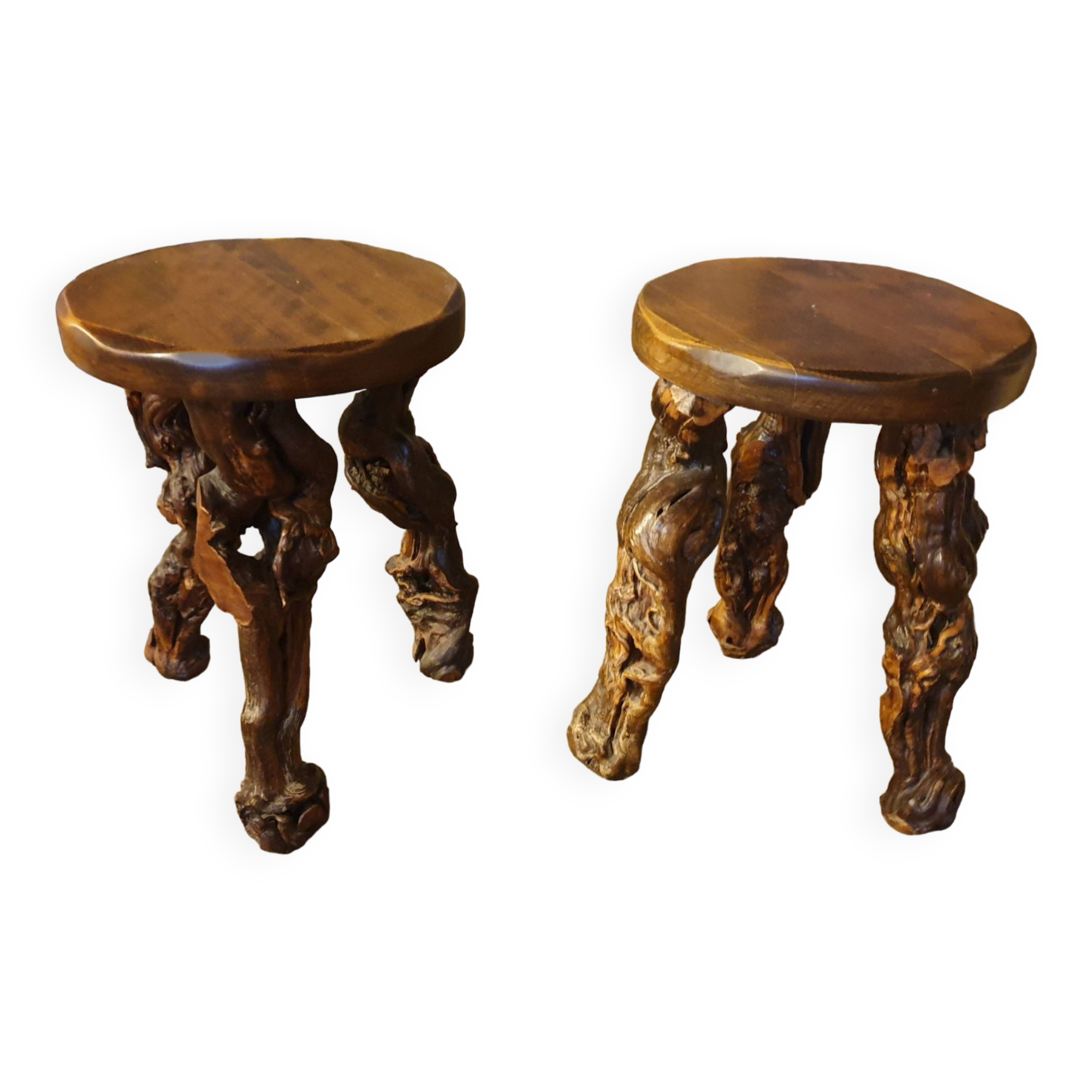 Vine tripod stools