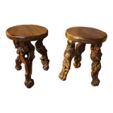 Vine tripod stools