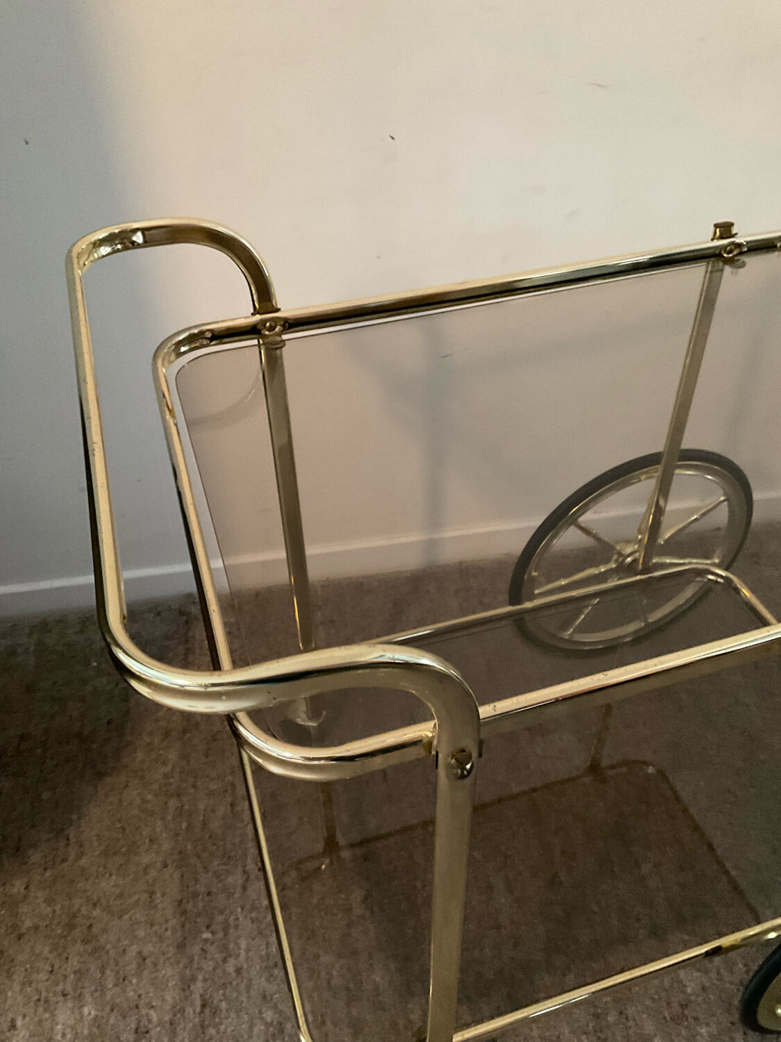 Vintage golden service from the 70s