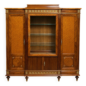 Importante bibliothèque-vitrine