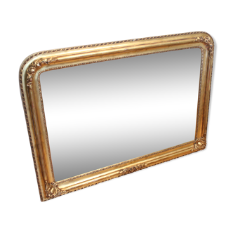 Vintage gilded old mirror - 77x195cm