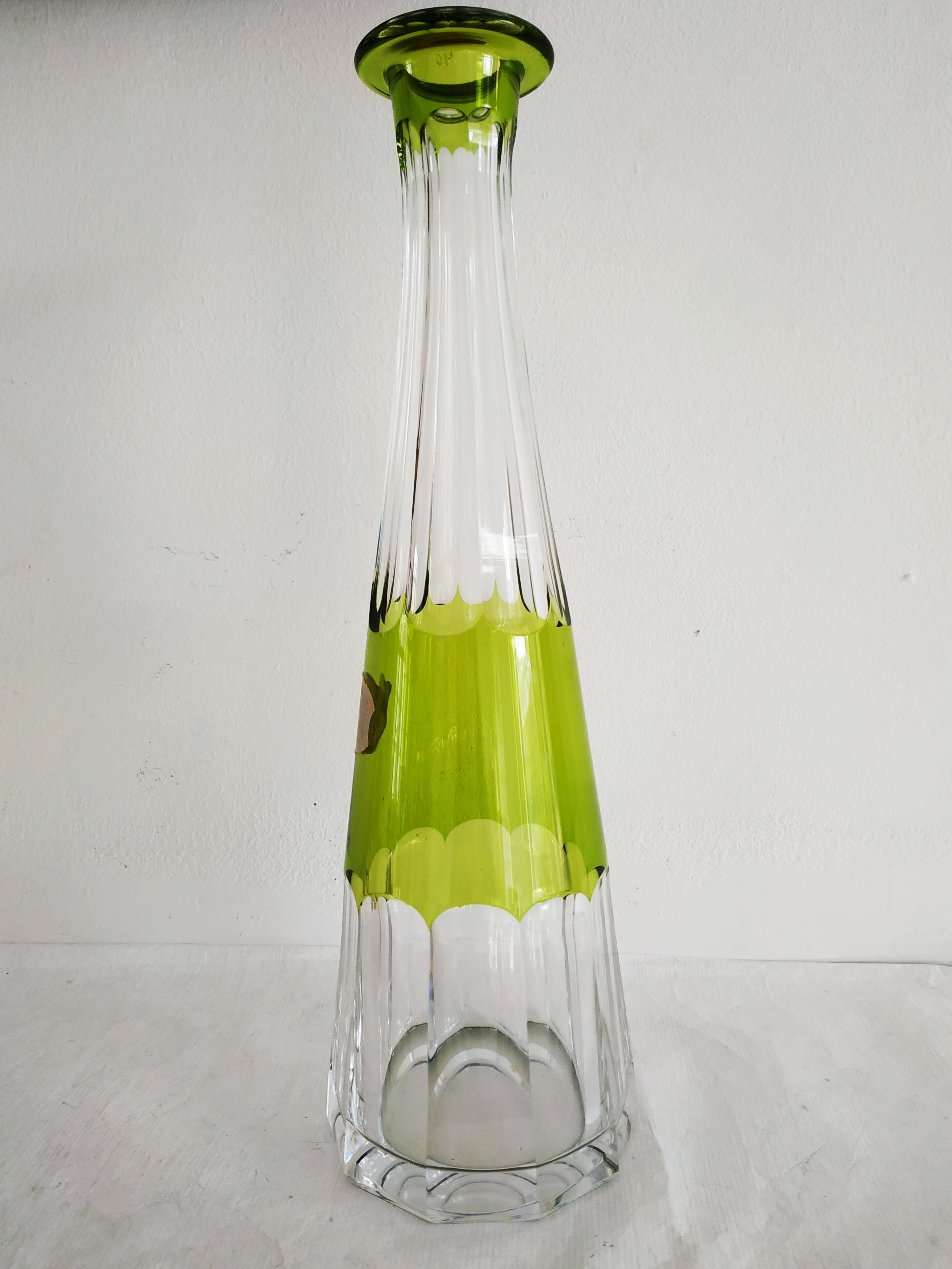 Val Saint Lambert Crystal Carafe can serve as soliflore