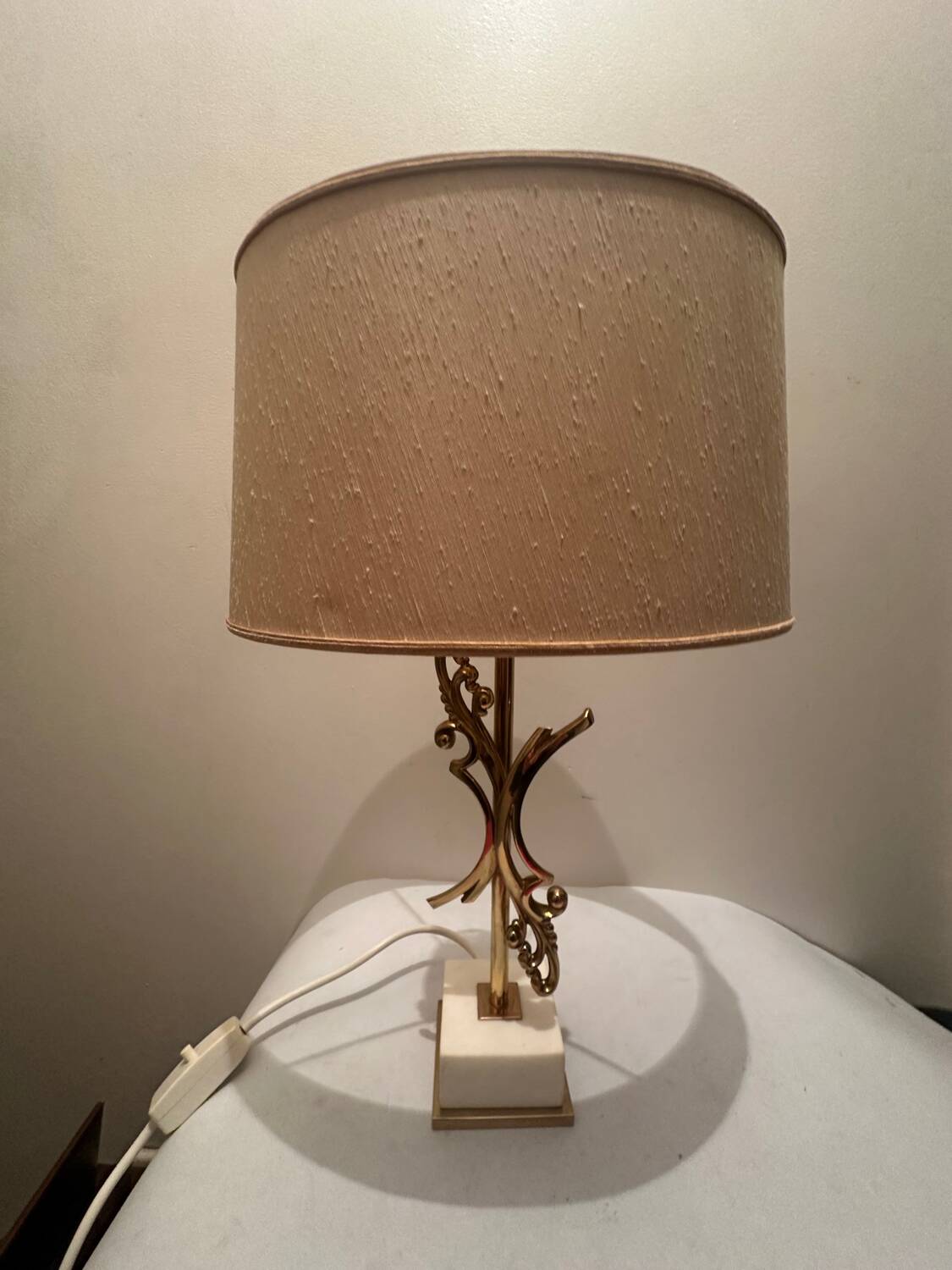 Naturalistic decorative lamp attributed to Maison Charles/Jansen.