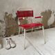 Vintage red scoubidou children's chair