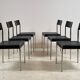 6 chairs by Ernst Lauclair 1966