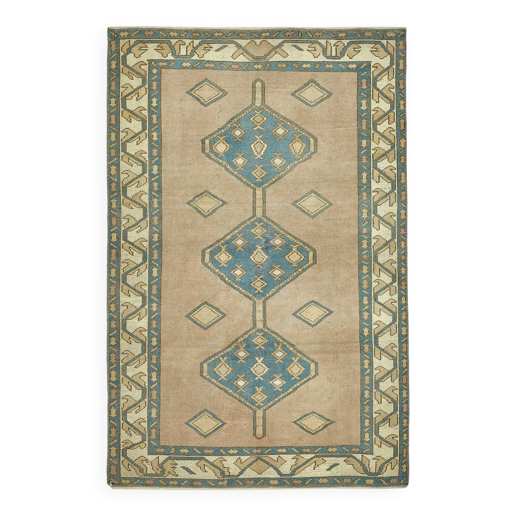 Turkish Vintage Anatolian Rug 145 cm x 220 cm