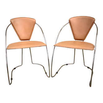 Set of 2 design chairs Arrben