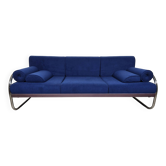 Canapé Chrome Bauhaus par Robert Slezak pour Slezak Factories, années 1930.
