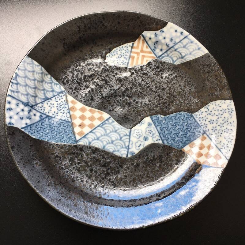 Assiettes 16,5 cm grès japonais Art Institute Chicago