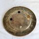 Vintage silver-plated round serving tray cherries