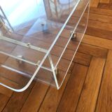Plexiglas roller table, "Les Invisbles de Marais"