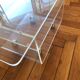 Plexiglas roller table, "Les Invisbles de Marais"