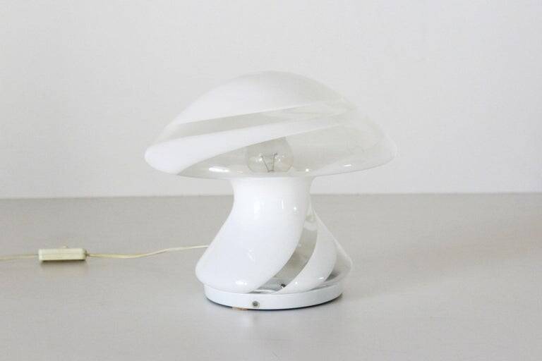 Vintage Table Lamp in Murano Glass, Carlo Nason for Mazzega, Italy 1960s