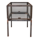 A showcase made of steel and glass, mounted on a custom-made steel base.