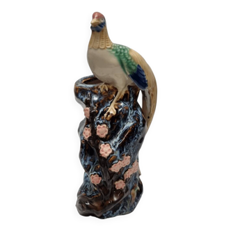 Vintage Shiwan Vase With Pheasant, 1970/80s