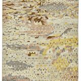 Handwoven Turkish Rustic 197 cm x 294 cm Multicolor Wool Carpet