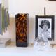 Amber Murano glass vase