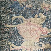 Aubusson tapestry, The Noble Amazon, Halluin stitch, 1950s