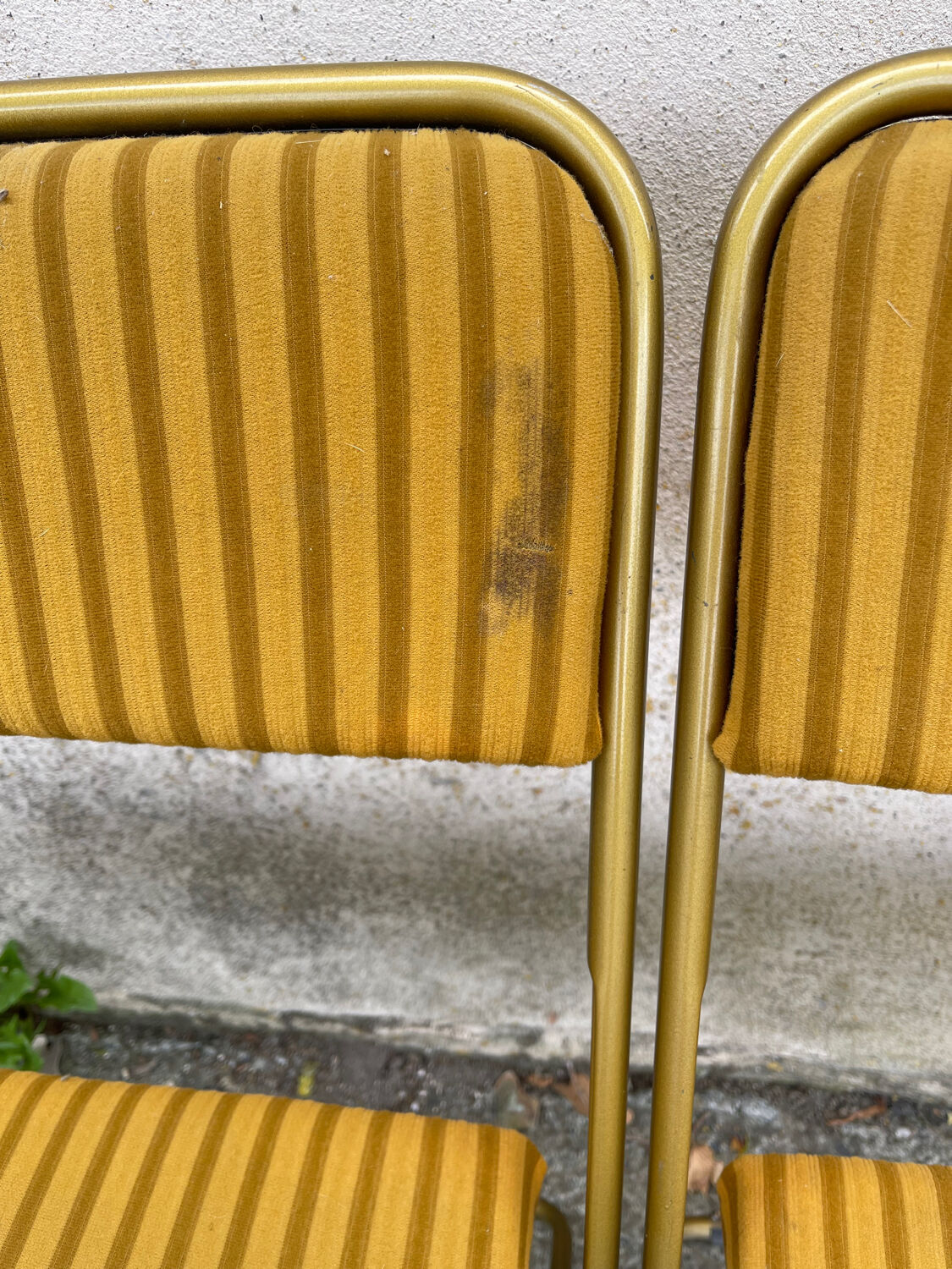 Chaises pliantes lafuma vintage
