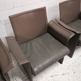 Korium wide armchair(s), design Tito Agnoli, Matteo Grassi, 1980
