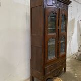 Large old wooden display case