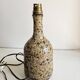 Ceramic lamp base in pyrite stone signed Alain Prudhomme