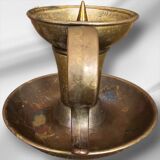 Pair of bronze candlesticks
