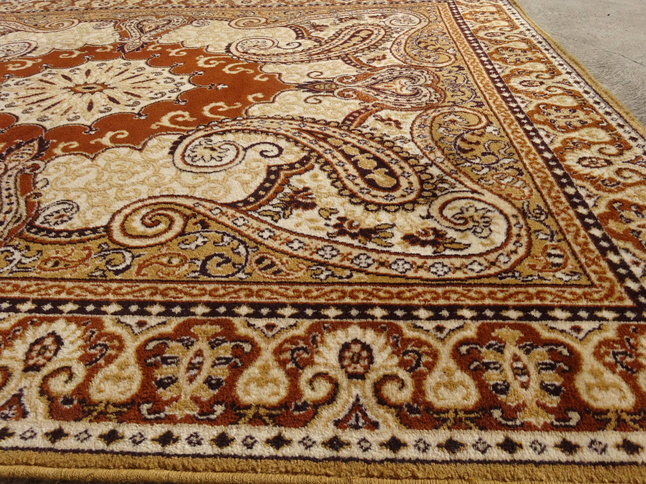 100% pure wool rug 170x230 cm