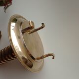 Golden brass candlestick from the 70's