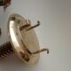 Golden brass candlestick from the 70's