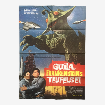 The X From Outer Space - original German poster - 1972