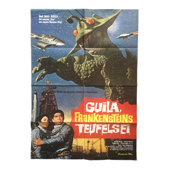 The X From Outer Space - affiche originale allemande - 1972