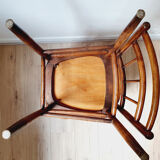 Pair of art nouveau bistro chairs