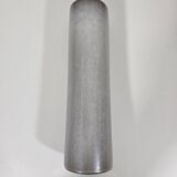 Jacques & Dani Ruelland Grey glazed ceramic roller vase