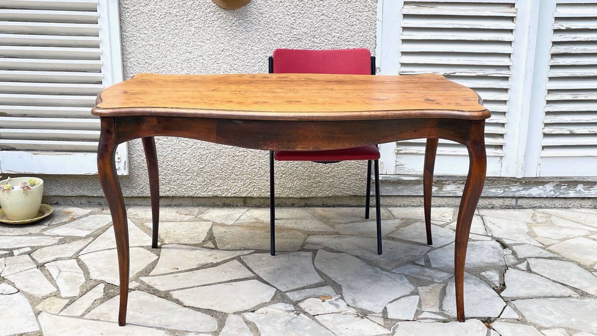 TABLE BUREAU Pieds Courbés