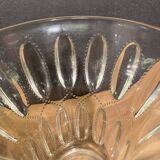 Vase en verre Art Déco Val Saint Lambert modèle ephémère série Luxval 1935