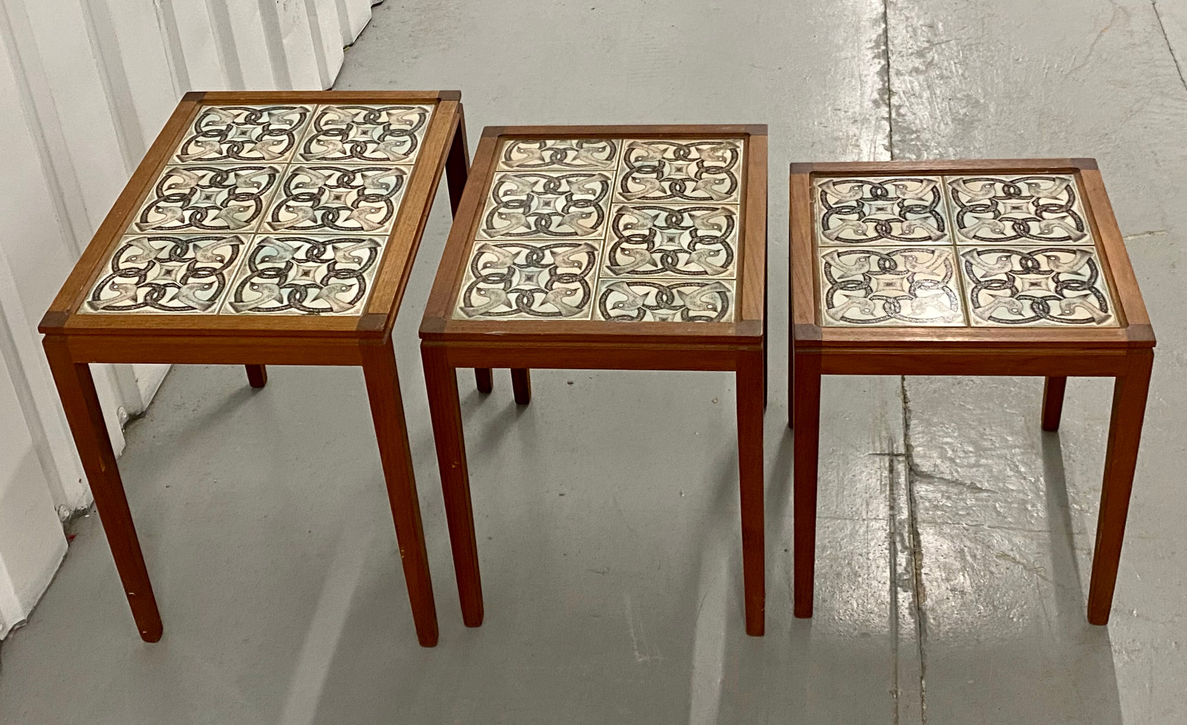 Danish nest of tables 1970s